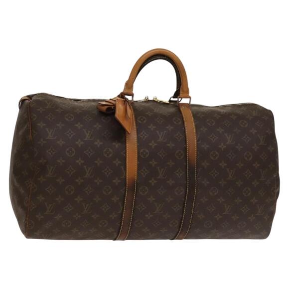 LOUIS VUITTON Monogram Keepall 55 Boston Bag M41424 - Picture 1 of 16